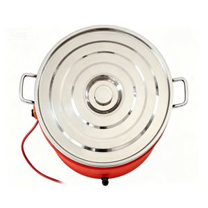 Chauffe-tambour flexible 220V, ceinture chauffante 120C en caoutchouc silicone pour fûts/réservoirs, utilisé pour la graisse, la soupe, le miel - Product Image 5