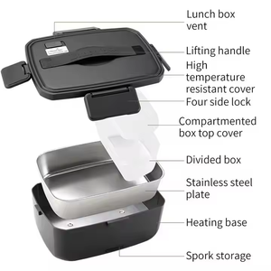 Grote Capaciteit Draagbare 2 In 1 Draagbare Voedsel <span class=keywords><strong>Warmer</strong></span> Elektrische Lunchbox Voor Auto Truck Thuiskantoor Met Ce Rohs Fcc Ul Lfgb - Product Image 2