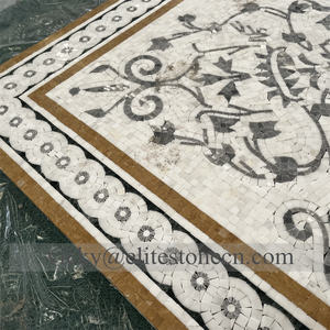 Dekoration Medaillon Blumen fliesen Phoenix Design Boden muster Wasserstrahl Marmor Mosaik Parkett - Product Image 4