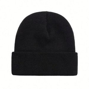 Fashion Wholesale Blank Multi Color Unisex Knit <b>Beanie</b> Custom Logo Street Wear Warm <b>Hat</b> Promotional Gifts - Product Image 1