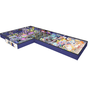 Filet de protection personnalisé pour aire de jeux intérieure avec intégration du logo, éléments décoratifs thématiques pour usage commercial, murs d'<span class=keywords><strong>escalade</strong></span> et toboggans - Product Image 6