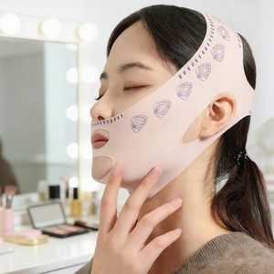Al por mayor, barato, banda suave para adelgazar el rostro, correa de elevación para doble mentón, cinturón de estiramiento facial en V - Product Image 6