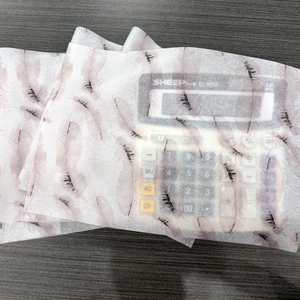 กระดาษคราฟท์กระดาษเคลือบกระดาษศิลปะกระดาษสีขาวพิมพ์ลายกราฟิกแบบกำหนดเองกระดาษห่อบางขนาดตามขนาด - Product Image 6