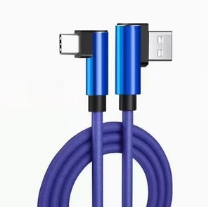 Cable de Datos Tipo-C 5A/6A con Doble Curvatura para Juegos, Compatible con Huawei, Honor P20, P30, <span class=keywords><strong>Xiaomi</strong></span> y Carga Rápida Android - Product Image 2