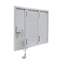 Pemanas Ruangan Panel Kristal Karbon IR C030 600*500 300W, Kontroler Mekanis Gaya Dasar Truecolor Putih Abu-abu atau Sesuai Pesanan