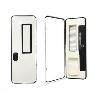 <span class=keywords><strong>Puerta</strong></span> de Estilo Europeo para Autocaravanas y Campers con Vidrio y Cortina de 620*1750 mm para Viajes al Aire Libre, Gran Venta. - Product Image 1