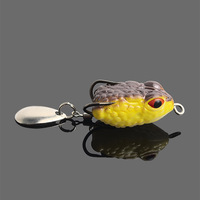 Leurre Souple OEM Personnalisé Mini Grenouille de Surface 3cm 3g avec Hameçon pour Pêche au Poisson-sonde en Eau Salée et Eau Douce