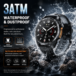 Reloj Inteligente <span class=keywords><strong>GPS</strong></span> Resistente con Barómetro y Brújula, Carga Magnética para Deportes al Aire Libre y Natación - Product Image 3