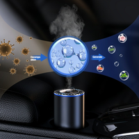 Vaporisateur d'aromathérapie électrique de luxe Parfum de voiture Portable Mini chambre Désodorisant Purificateur Lumière ambiante À piles