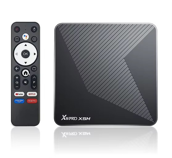 Factory X88 PRO X5M Smart Android 14 TV Box Amlogic S905X5M 4K 8K Media Player 2.4G 5G WiFi BT5.0 Voice Remote OTT Set Top Box