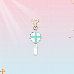 Porte-clés en acrylique Kpop Stray Kids Bigbang Itzy Bangtan Boys, rose et noir, pendentif de soutien, dessin animé, plastique, porte-clés photo numérique - Product Image 3