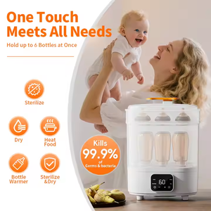 Stérilisateur de biberon en gros Offre Spéciale Stérilisateur de biberon de lait à vapeur électrique avec écran d'affichage - Product Image 5