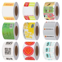 Échantillon gratuit, logo personnalisé, autocollant adhésif puissant, étiquette de logo, étiquettes semi-brillantes, autocollant d'étiquette