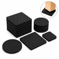 Patins de protection pour meubles en mousse EVA de 1 mm d'épaisseur, autocollants adhésifs, antichoc, durables, pour pieds de chaise, utilisation de masquage