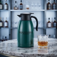 Carafe isotherme à double paroi en acier inoxydable 304, design moderne et minimaliste, pour café et eau chaude, usage domestique et hôtelier