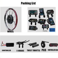 Vente en gros SW900 LCD MTX vélo électrique Ebike Hub Motor 48V 1000 W E Bike Kit de conversion Ebike 27.5 1000 Watt Hub Motor