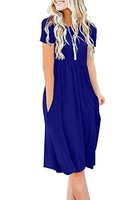 Nouvelle robe d'été pour femmes, décontractée, à manches courtes, coupe évasée, avec imprimé floral frais, légère et aérienne, idéale pour les vacances à la plage