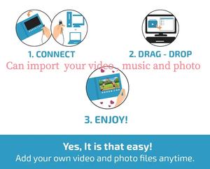 Sfera di Cristallo Digitale con <span class=keywords><strong>Foto</strong></span>, Video e Musica, Regalo Personalizzato, Globo di Cristallo per Ricordi - Product Image 4