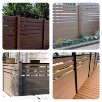 Valla de Aluminio Semiprivada con Recubrimiento en Polvo Personalizada, Barrera de Lamas Metálicas Transpirables para Uso Residencial en Patios y Jardines