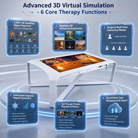 Meja Terapi Sentuh Interaktif dengan Layar LCD 43 Inci, Meja Sandbox Digital untuk Penggunaan Klinik Konseling Kesehatan Mental