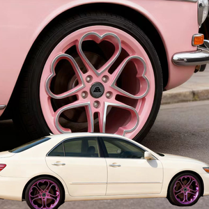 Cerchi in Lega di Alluminio Rosa Forgiati a Cuore, Vendita Diretta dalla Fabbrica SY, 18-22 Pollici, 5x120 con ET 30mm/35mm/40mm, per Honda Civic e Toyota - Product Image 1