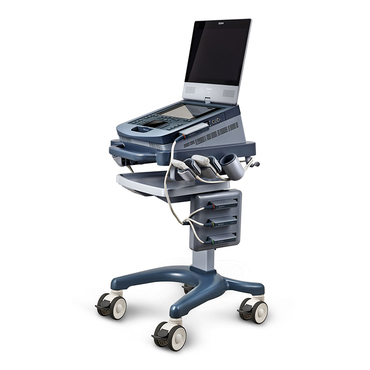 Instrumento de diagnóstico médico de alta gama monitor basculante y giratorio Edan Acclarix AX8 ultrasonido para humano y veterinario