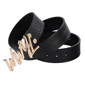 Cinturón de Cuero Genuino para Hombre con Hebilla de Aleación de Zinc y Logotipo Personalizado, Diseño Libre, Venta al Por Mayor - Product Image 2