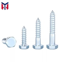M6 M8 M10 Carbon Steel Full Thread/Half Thread Zinc Plated Hexagon Head Fasteners All Models Wood Screws