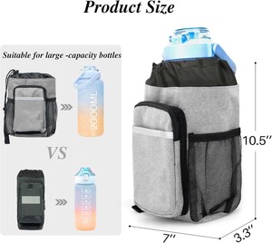Muestra gratis bolsa de neopreno para bastones, soporte portátil para muletas, bolsa de viaje para senderismo, correr, caminar, asistencia, bolsa protectora - Product Image 3