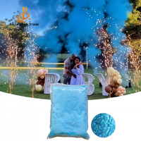Poudre de machine à fumée pour révélation de sexe, feux d'artifice, fête en plein air, canon à confettis coloré, puissance pour scène de fête