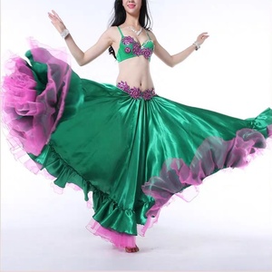 Multi-coloured Full Circle Long Skirt Swing <strong>Belly</strong> <strong>Dancer</strong> Dancing <strong>Costume</strong> Skirts Carnival <strong>Belly</strong> Dance <strong>Costume</strong> Long Skirt - Product Image 2