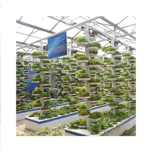 Yinghui IOT Vertical Hydroponic Tower Growing Systems invernadero hidropónico y sistema de plantación de niebla