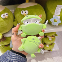 Étui de protection mignon en forme de grenouille compatible avec Pro3, étui pour écouteurs Pro2 pour la 4ème génération