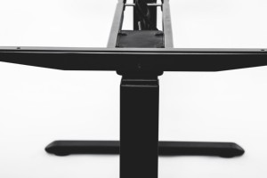 Altura ajustable timotion doble motor negro mesas de juego Marco de escritorio de pie Mesa de altura ajustable - Product Image 4