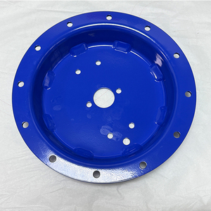 Piezas de Estampado de Metal, Fabricación de Chapa Metálica, Tapas de Metal Grueso de Aluminio Anodizado con Recubrimiento en Polvo Azul Blanco, Conformado Hidráulico - Product Image 2