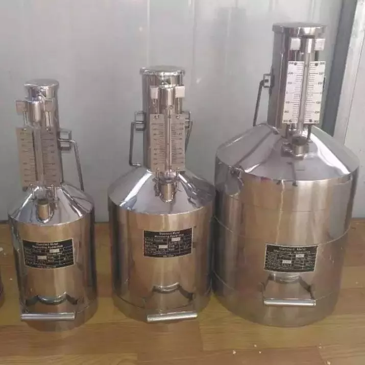 JIASHENG заводской точный 5 л/10 л/20 л бак из нержавеющей стали металлический топливный диспенсер калиброванная измерительная банка