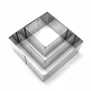 Utensili per Dessert in Acciaio Inox, Tagliapasta Quadrati in Acciaio, Lavabili in Lavastoviglie, per Preparazione Dolci, Piatto Fackelmann - Product Image 2