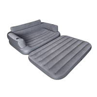 Sofá Inflable Automático para Exteriores, Silla de Descanso Portátil, Cama Plegable de Material Flocado, Modelo para Camping
