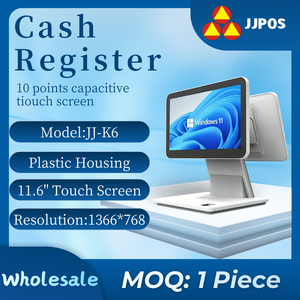 Terminaux de point de vente (TPV) tactiles capacitifs 11,6 pouces + 11,6 pouces en gros avec caméra et lecteur de codes-barres en option, <span class=keywords><strong>caisse</strong></span> enregistreuse pour restaurant - Product Image 3