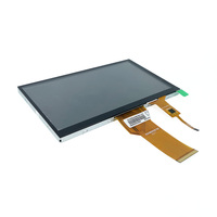 Nouvel écran tactile capacitif LCD de 7 pouces 800*480 Affichages tactiles Module LCD TFT pour lecteur DVD de voiture