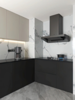 Meubles de cuisine et de salle de bain modulaires sur mesure pour toute la maison, armoires et placards écologiques en bois massif, installation facile, style moderne et minimaliste