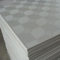 WLX Faux Plafond Azulejos De Cielo Falso Para Techo Yeso Pvc 60X60 Faux Panneau de Plâtre Plafonnier Plâtre Carreau de Plafond