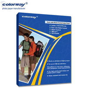 <span class=keywords><strong>Papier</strong></span> photo mat double face <span class=keywords><strong>160</strong></span> <span class=keywords><strong>g</strong></span>/m² pour imprimante jet d'encre couleur, format <span class=keywords><strong>A4</strong></span>, 100 feuilles pour EPSON C6000 - Product Image 3