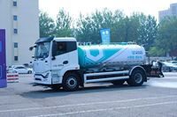 Camion arroseur électrique pur de 10 tonnes, batterie au lithium fer phosphate de 128,86 kWh, autonomie de 240 km