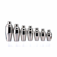 Ensemble de shaker à cocktails TOPIN BGM.FOX Boston en acier inoxydable 304 avec une capacité de 500 ml - Accessoires de bar et option de logo personnalisé