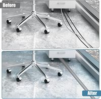Gaine de câble de sol en PVC flexible autocollante blanche, service de découpe pour usage en bureau et en concert, prévient les risques de piétinement