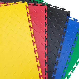 Multifunktion ale PVC-ineinandergreifende Bodenfliesen für Garage, Werkstatt, Schuppen oder Anhänger Kunststoff böden Luxus-Vinyl
