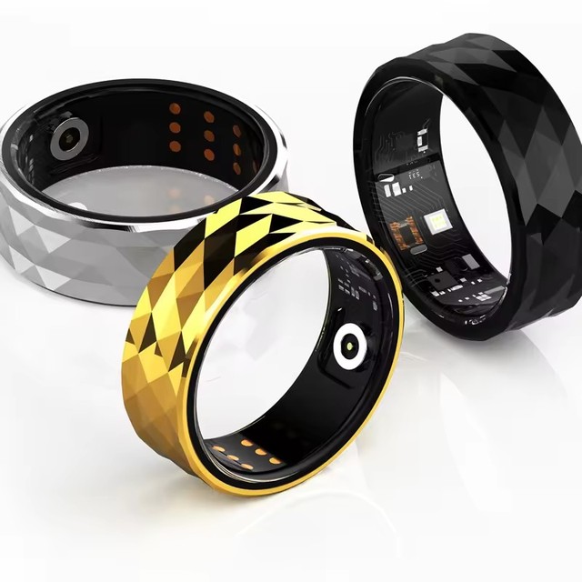 Wholesale Hot Sale Stylish R12 Smart Ring Fitness Tracker Health Sleep Monitor IP68 Waterproof Heart Rate Smart Rings for Men