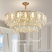 Nouveau Lustre Suspendu en Cristal de Luxe Italien 2026 pour Hôtel, Taille Moyenne, LED
