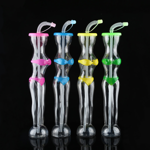 Boissons glacées 20oz/600ml sans BPA et couvercles de couleurs assorties boissons froides tasses de glace fête pour margaritas - Product Image 5